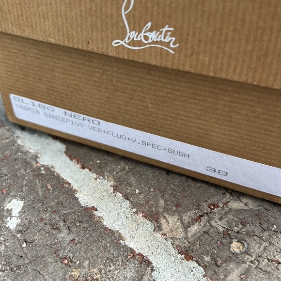 Christian Louboutin, Paris, pink wedge heels - Picture 7 of 8